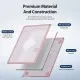 Husa pentru MacBook Air 15 (2023 / 2024) - Dux Ducis LCGH Series - Pink Husa pentru MacBook Air 15 (2023 / 2024) - Dux Ducis LCGH Series - Pink