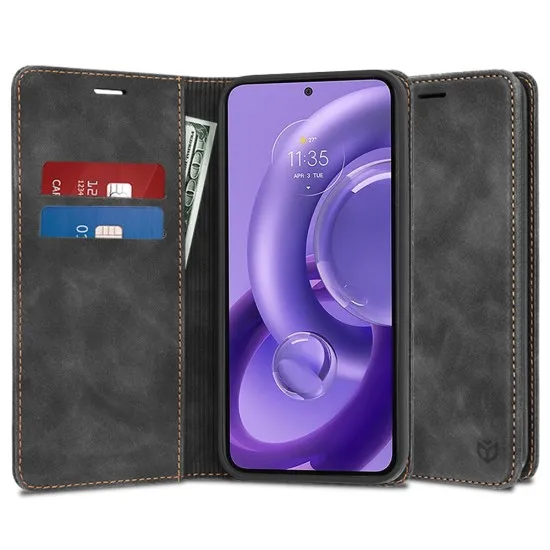 Husa pentru Motorola Edge 30 Neo - Techsuit Confy Cover - Black Husa pentru Motorola Edge 30 Neo - Techsuit Confy Cover - Black