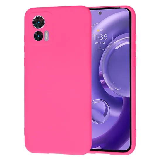 Husa pentru Motorola Edge 30 Neo - Techsuit SoftFlex - Hot Pink Husa pentru Motorola Edge 30 Neo - Techsuit SoftFlex - Hot Pink