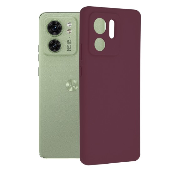 Husa pentru Motorola Edge 40 / Edge (2023) - Techsuit Soft Edge Silicone - Plum Violet