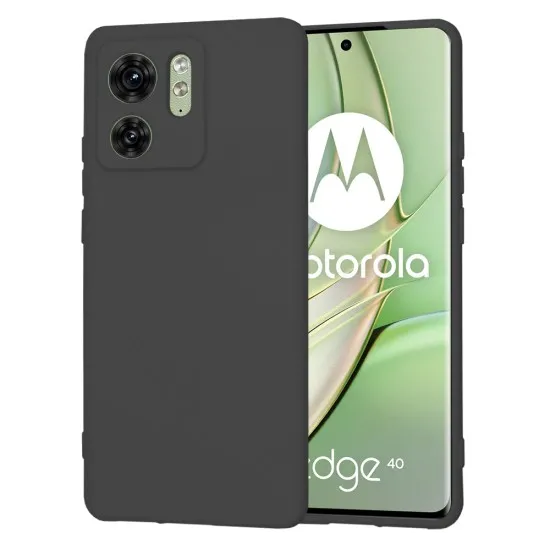 Husa pentru Motorola Edge 40 / Edge (2023) - Techsuit SoftFlex - Black Husa pentru Motorola Edge 40 / Edge (2023) - Techsuit SoftFlex - Black