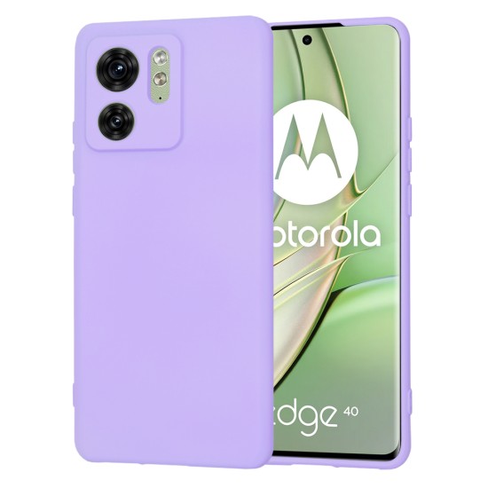 Husa pentru Motorola Edge 40 / Edge (2023) - Techsuit SoftFlex - Light Purple