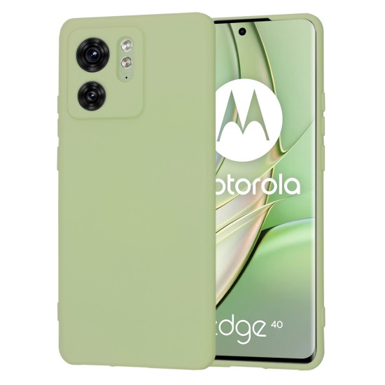 Husa pentru Motorola Edge 40 / Edge (2023) - Techsuit SoftFlex - Matcha