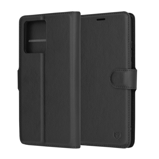 Husa pentru Motorola Edge 40 Neo - Techsuit Leather Folio - Black