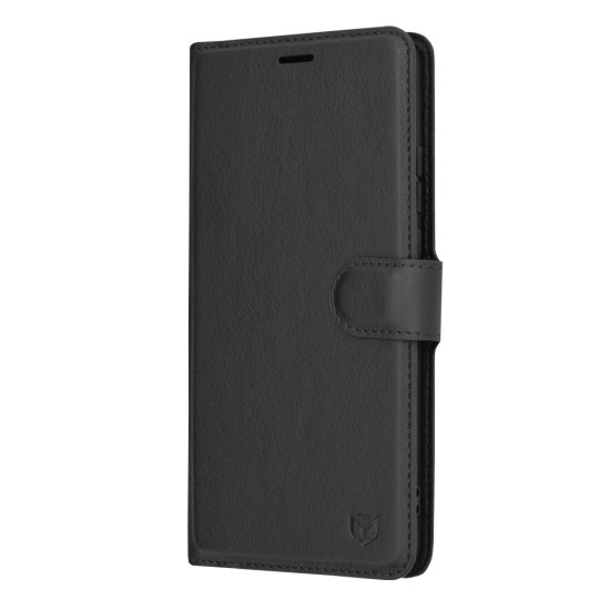 Husa pentru Motorola Edge 40 Neo - Techsuit Leather Folio - Black