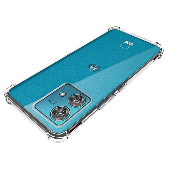 Husa pentru Motorola Edge 40 Neo - Techsuit Shockproof Clear Silicone - Clear