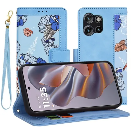 Husa pentru Motorola Edge 50 Neo / Motorola ThinkPhone 25 - Techsuit FlipCraft - Vibrant Blue Husa pentru Motorola Edge 50 Neo / Motorola ThinkPhone 25 - Techsuit FlipCraft - Vibrant Blue