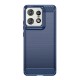 Husa pentru Motorola Edge 50 Pro - Techsuit Carbon Silicone - Blue