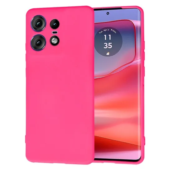 Husa pentru Motorola Edge 50 Pro - Techsuit SoftFlex - Hot Pink Husa pentru Motorola Edge 50 Pro - Techsuit SoftFlex - Hot Pink