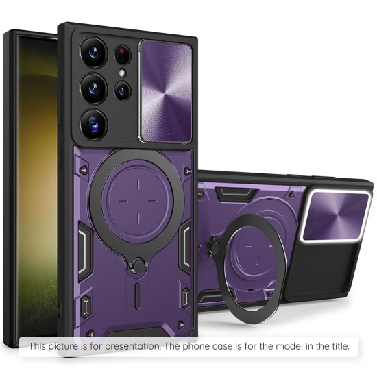 Husa pentru Motorola Edge 50 - Techsuit CamGuard Pro - Purple