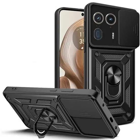 Husa pentru Motorola Edge 50 Ultra - Techsuit CamShield Series - Black Husa pentru Motorola Edge 50 Ultra - Techsuit CamShield Series - Black