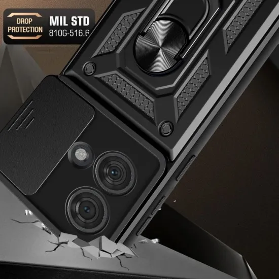 Husa pentru Motorola Edge 50 Ultra - Techsuit CamShield Series - Black Husa pentru Motorola Edge 50 Ultra - Techsuit CamShield Series - Black