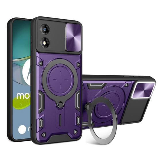 Husa pentru Motorola Moto E13 - Techsuit CamGuard Pro - Purple