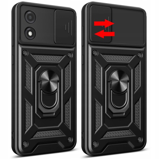 Husa pentru Motorola Moto E13 - Techsuit CamShield Series - Black Husa pentru Motorola Moto E13 - Techsuit CamShield Series - Black