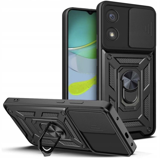 Husa pentru Motorola Moto E13 - Techsuit CamShield Series - Black Husa pentru Motorola Moto E13 - Techsuit CamShield Series - Black
