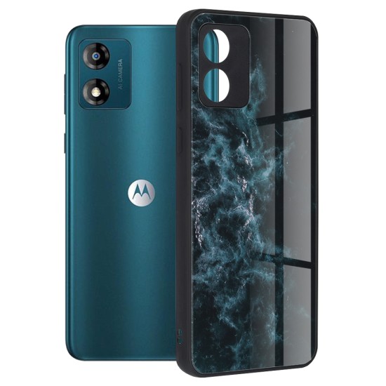 Husa pentru Motorola Moto E13 - Techsuit Glaze Series - Blue Nebula