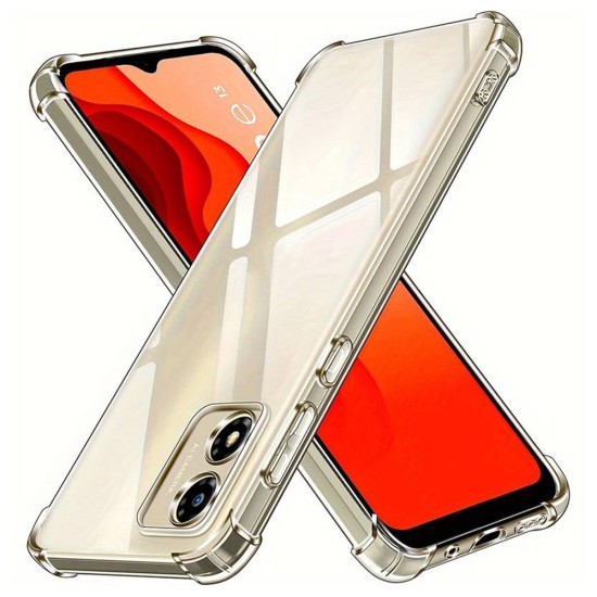 Husa pentru Motorola Moto E13 - Techsuit Shockproof Clear Silicone - Clear Husa pentru Motorola Moto E13 - Techsuit Shockproof Clear Silicone - Clear