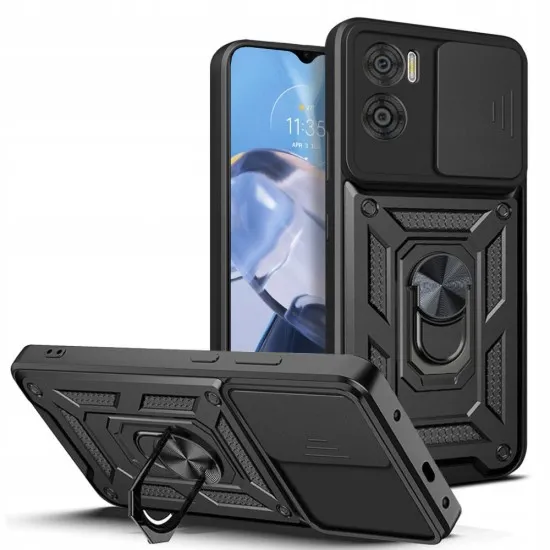 Husa pentru Motorola Moto E22 / Moto E22i - Techsuit CamShield Series - Black Husa pentru Motorola Moto E22 / Moto E22i - Techsuit CamShield Series - Black