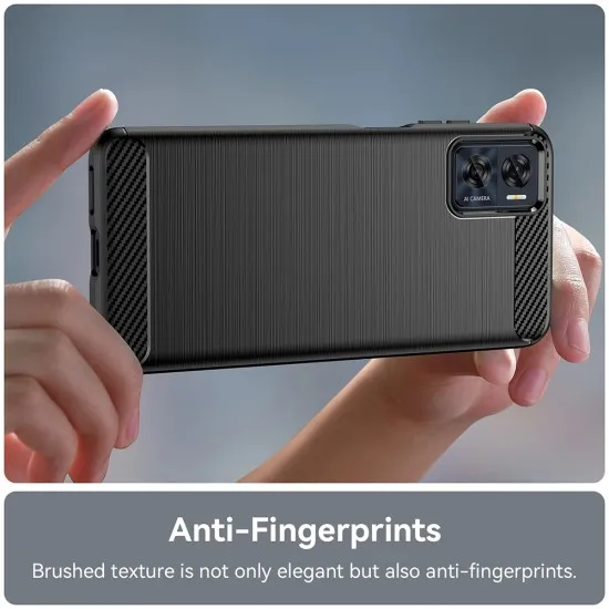 Husa pentru Motorola Moto E22 / Moto E22i - Techsuit Carbon Silicone - Blue Husa pentru Motorola Moto E22 / Moto E22i - Techsuit Carbon Silicone - Blue