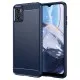 Husa pentru Motorola Moto E22 / Moto E22i - Techsuit Carbon Silicone - Blue Husa pentru Motorola Moto E22 / Moto E22i - Techsuit Carbon Silicone - Blue