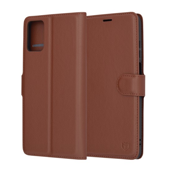 Husa pentru Motorola Moto E22 / Moto E22i - Techsuit Leather Folio - Brown