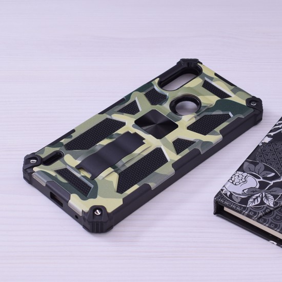 Husa pentru Motorola Moto E7 Power / Moto E7i Power - Techsuit Blazor Series - Camo Lime