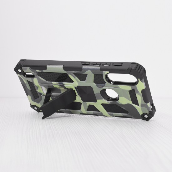 Husa pentru Motorola Moto E7 Power / Moto E7i Power - Techsuit Blazor Series - Camo Lime