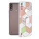 Husa pentru Motorola Moto E7 Power / Moto E7i Power - Techsuit Marble Series - Purple Hex