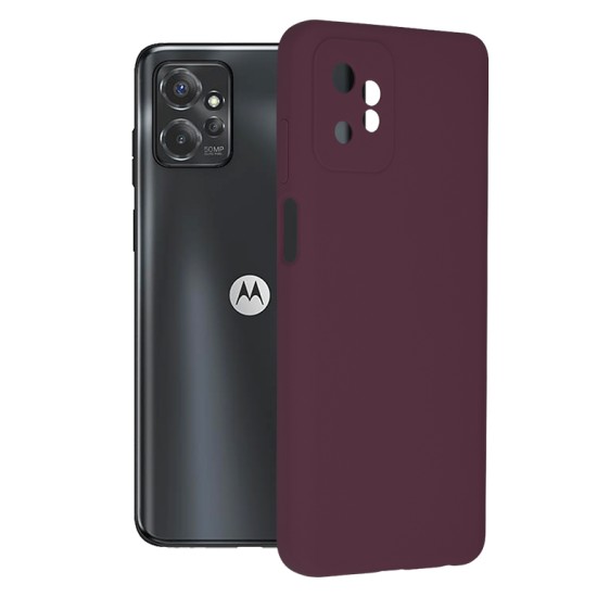 Husa pentru Motorola Moto G Power 5G - Techsuit Soft Edge Silicone - Plum Violet