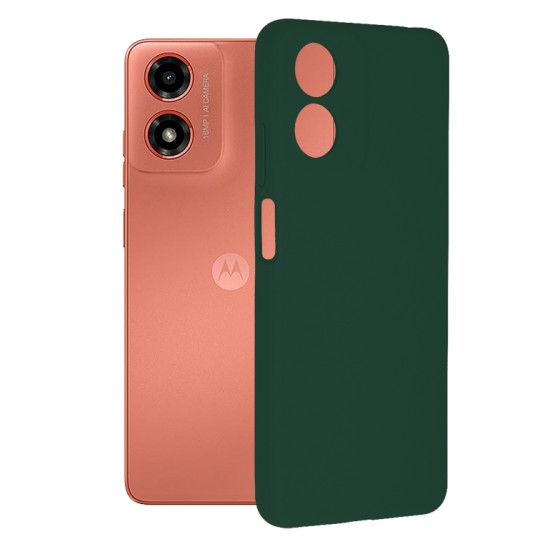 Husa pentru Motorola Moto G04 / G04s / E14 - Techsuit Soft Edge Silicone - Dark Green