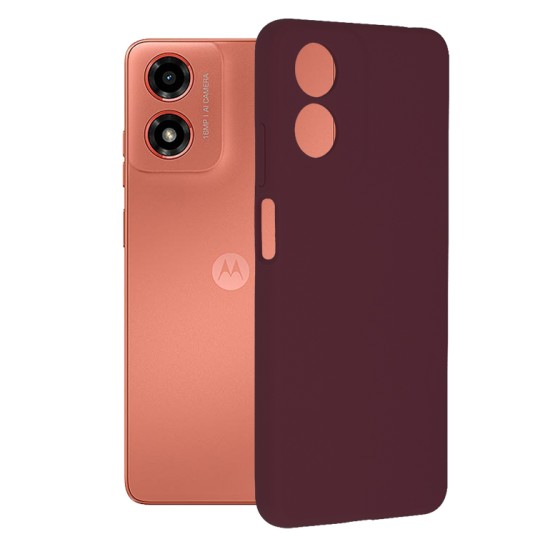 Husa pentru Motorola Moto G04 / G04s / E14 - Techsuit Soft Edge Silicone - Plum Violet