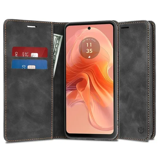 Husa pentru Motorola Moto G04 / Moto G04s / Moto G24 / Moto E14 - Techsuit Confy Cover - Black Husa pentru Motorola Moto G04 / Moto G04s / Moto G24 / Moto E14 - Techsuit Confy Cover - Black