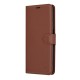 Husa pentru Motorola Moto G04 / Moto G04s / Moto G24 / Moto E14 - Techsuit Leather Folio - Brown