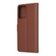 Husa pentru Motorola Moto G04 / Moto G04s / Moto G24 / Moto E14 - Techsuit Leather Folio - Brown