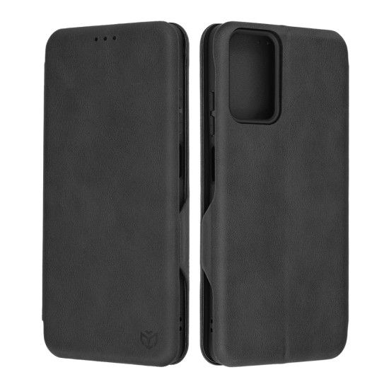 Husa pentru Motorola Moto G04 / Moto G04s / Moto G24 / Moto E14 - Techsuit Safe Wallet Plus - Black