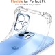 Husa pentru Motorola Moto G04 / Moto G04s / Moto G24 / Moto E14 - Techsuit Shockproof Clear Silicone - Clear