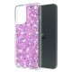 Husa pentru Motorola Moto G04 / Moto G04s / Moto G24 / Moto E14 - Techsuit Sparkly Glitter - Magenta