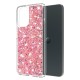 Husa pentru Motorola Moto G04 / Moto G04s / Moto G24 / Moto E14 - Techsuit Sparkly Glitter - Pink