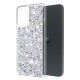 Husa pentru Motorola Moto G04 / Moto G04s / Moto G24 / Moto E14 - Techsuit Sparkly Glitter - White