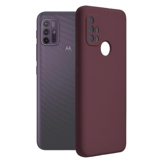 Husa pentru Motorola Moto G10 / Moto G20 / Moto G30 - Techsuit Soft Edge Silicone - Plum Violet