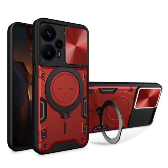 Husa pentru Motorola Moto G13 / G23 / G53 - Techsuit CamGuard Pro - Red