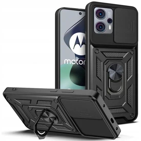 Husa pentru Motorola Moto G13 / G23 / G53 - Techsuit CamShield Series - Black Husa pentru Motorola Moto G13 / G23 / G53 - Techsuit CamShield Series - Black