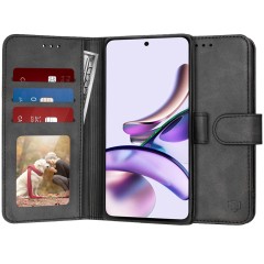Husa pentru Motorola Moto G13 / G23 - Techsuit Diary Book - Black Husa pentru Motorola Moto G13 / G23 - Techsuit Diary Book - Black