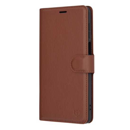 Husa pentru Motorola Moto G14 - Techsuit Leather Folio - Brown