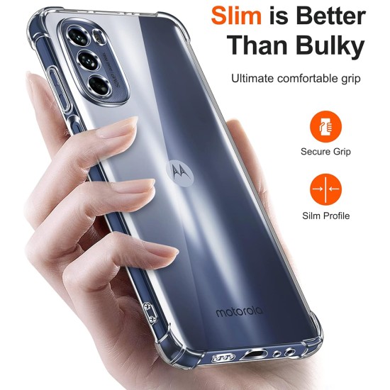 Husa pentru Motorola Moto G31 / Moto G41 - Techsuit Shockproof Clear Silicone - Clear