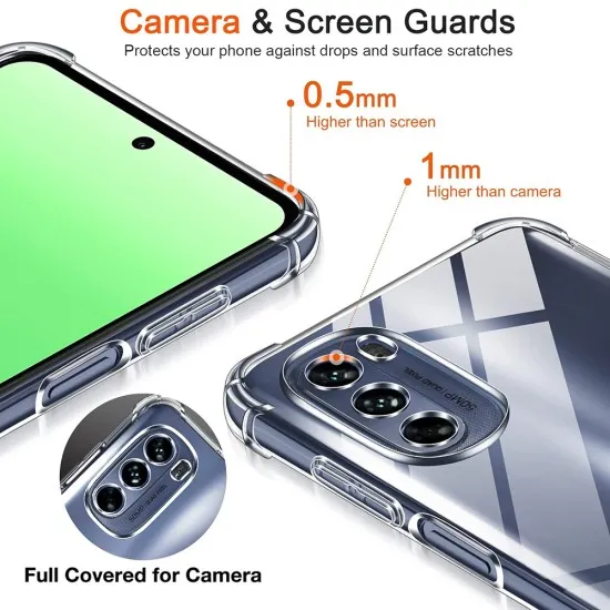 Husa pentru Motorola Moto G31 / Moto G41 - Techsuit Shockproof Clear Silicone - Clear Husa pentru Motorola Moto G31 / Moto G41 - Techsuit Shockproof Clear Silicone - Clear