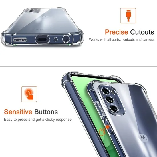 Husa pentru Motorola Moto G31 / Moto G41 - Techsuit Shockproof Clear Silicone - Clear Husa pentru Motorola Moto G31 / Moto G41 - Techsuit Shockproof Clear Silicone - Clear