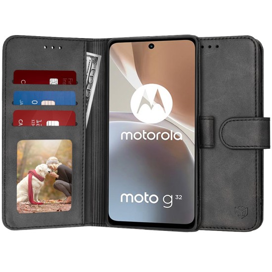 Husa pentru Motorola Moto G32 - Techsuit Diary Book - Black