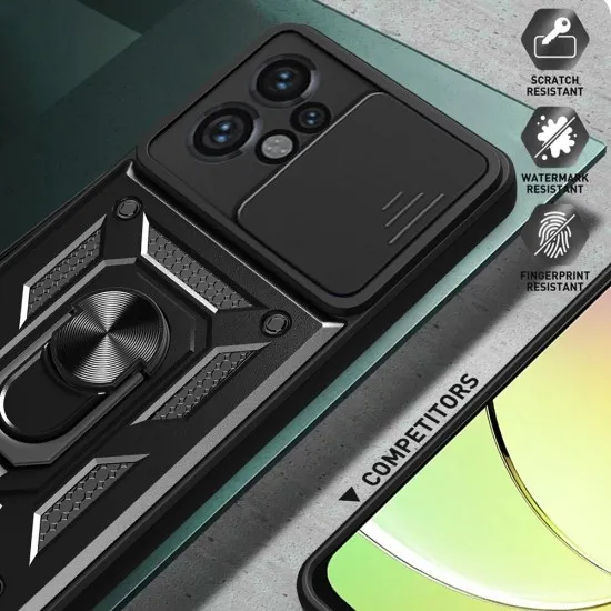 Husa pentru Motorola Moto G34 - Techsuit CamShield Series - Black Husa pentru Motorola Moto G34 - Techsuit CamShield Series - Black