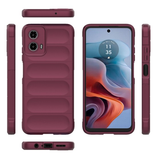 Husa pentru Motorola Moto G34 - Techsuit Magic Shield - Bordeaux